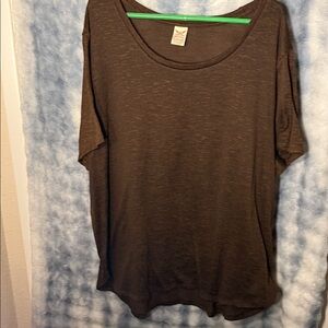 Faded Glory Chocolate Brown Short Sleeve Tee